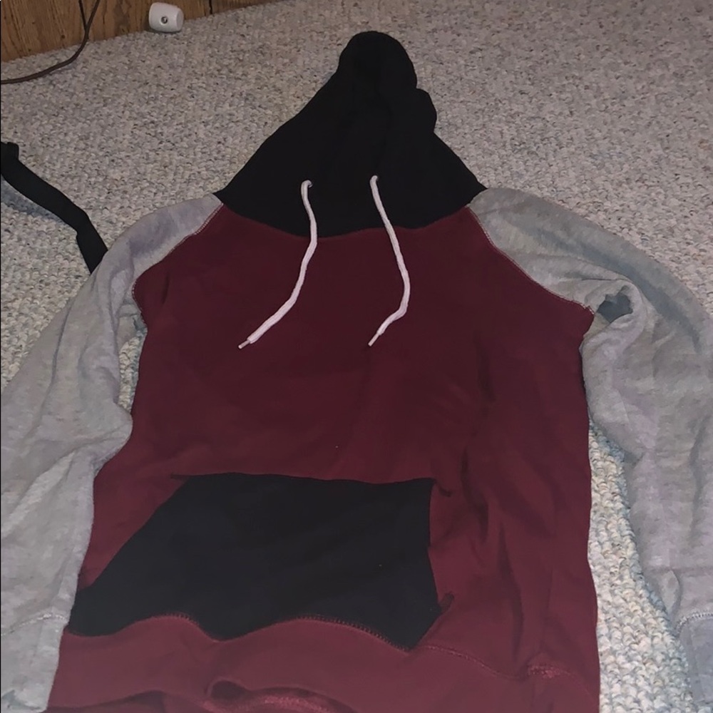 multi colored hoodie size small zumiez